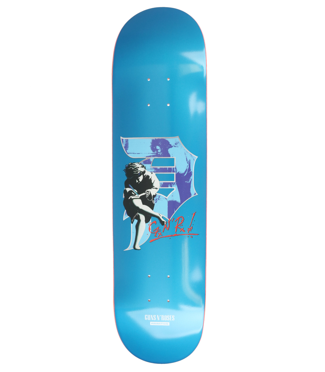 skateboard PRIMITIVE x GUNS N' ROSES - Illusion Team - blue 8.0