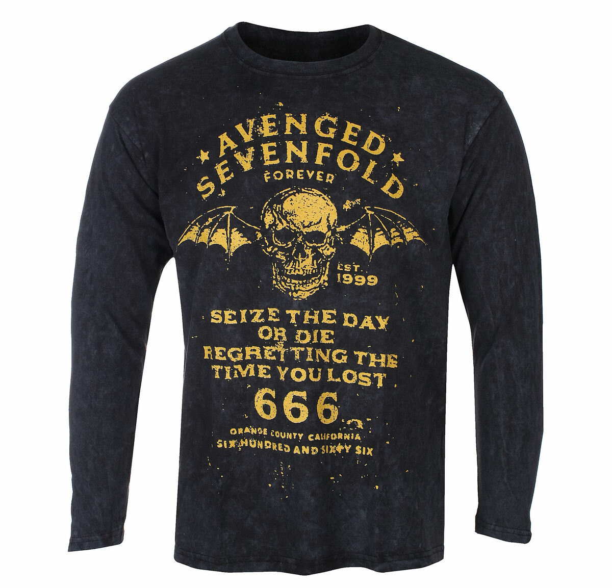 Langærmet Herre T-shirt Avenged Sevenfold - Sieze The Day - BLACK - ROCK OFF XXL